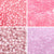 Pale Pink Blush 4 Color Set, 6 x 9mm Pony Beads