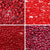 Red Hot 4 Color Set, 6 x 9mm Pony Beads, 600 beads