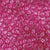 Fuchsia Dark Pink Transparent Plastic Craft Pony Beads, Size 6 x 9mm