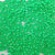 Light Green Pearl Plastic Pony Beads 6  x 9mm
