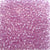 Antique Rose Pink Transparent Plastic Pony Beads 6 x 9mm