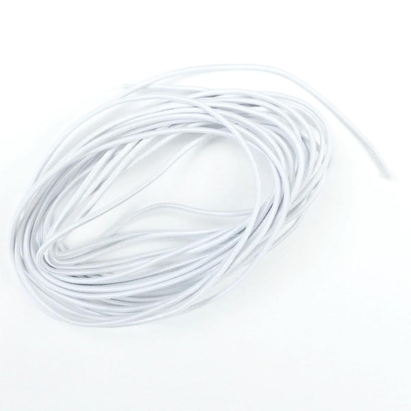 White Opelon Jewelry Cord, 0.7mm wide, 5 meters (16ft) - Pony Bead