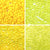 Yellow 4 Color Set, 6 x 9mm Pony Beads