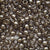 Jet Black w/ Gold Glitter Plastic Pony Beads 6 x 9mm