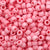 Matte Rose Quartz Plastic Pony Beads 6 x 9mm