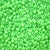 Matte Lime Green Plastic Pony Beads 6 x 9mm