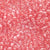 Medium Coral Transparent Plastic Pony Beads 6 x 9mm
