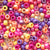 pony bead mix in tropical sunset colors