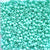 Seafoam Green Opaque Plastic Craft Pony Beads, Size 6 x 9mm