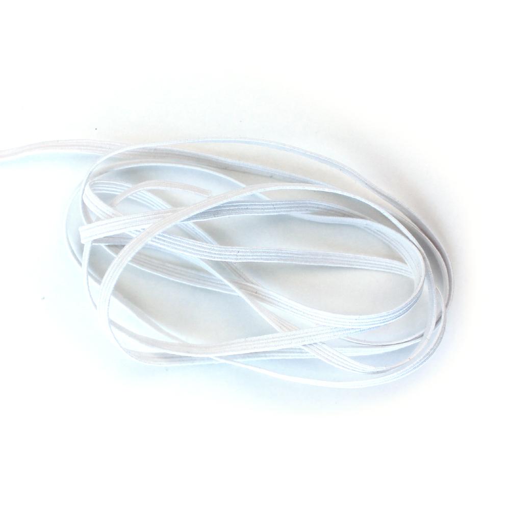 3.5mm wide flat elastic cord