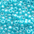 Light Blue Pearl Plastic Pony Beads 6 x 9mm, about 100 beads