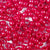 Berry Red Opaque Plastic Pony Beads Made in the USA