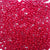Berry Red Opaque Plastic Pony Beads Made in the USA