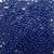 Navy Dark Blue Plastic Craft Pony Beads, Size 6 x 9mm