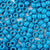 Turquoise Blue Plastic Craft Pony Beads, Size 6 x 9mm