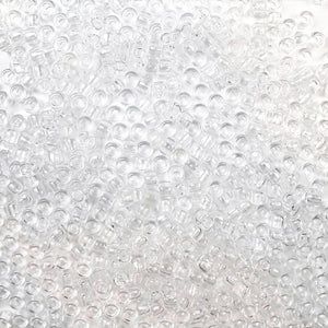 Clear Plastic Craft Pony Beads, Size 6 x 9mm