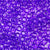 Amethyst Purple Transparent Plastic Craft Pony Beads, Size 6 x 9mm