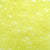 Yellow Glow Plastic Craft Pony Beads, Size 6 x 9mm