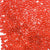 Transparent Ruby Red Plastic Craft Pony Beads, Plastic Bead Size 6 x 9mm in bulk bag