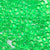 Transparent Mint Green Plastic Craft Pony Beads, Size 6 x 9mm