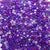 Purple Multi-color Mix of Plastic Craft Pony Beads, Plastic Bead Size 6 x 9mm in a bulk bag