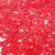 Ruby Red Glitter Plastic Craft Pony Beads, Plastic Bead Size 6 x 9mm in bulk bag