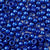 Cobalt Dark Blue Pearl Plastic Craft Pony Beads, Size 6 x 9mm