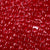 Dark Ruby Transparent Plastic Craft Pony Beads, Plastic Bead Size 6 x 9mm in bulk bag