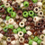 Camouflage Multicolor Mix Plastic Pony Beads 6 x 9mm