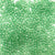 Peridot Green Glitter Plastic Pony Beads 6 x 9mm