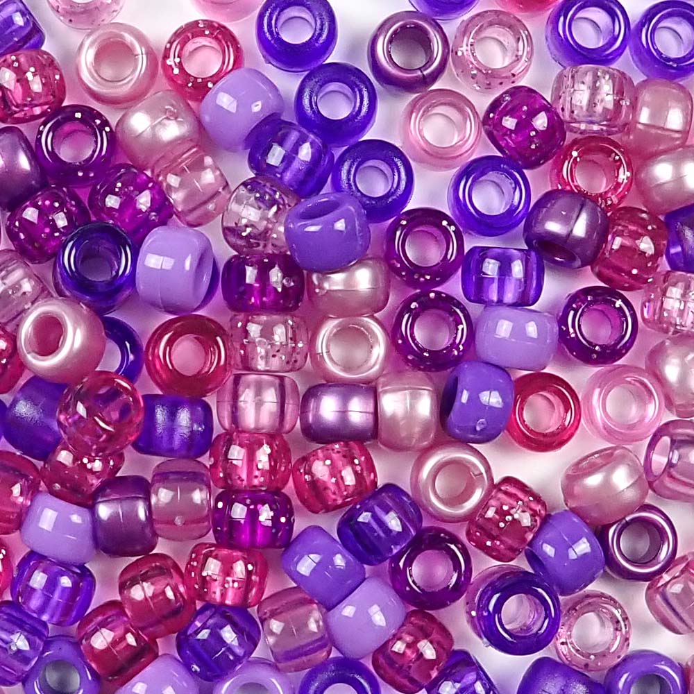 Valentine's Mix Pony Beads for bracelets, jewelry, arts craft - Pony Beads  Plus