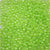 Lime Green Pearl Plastic Pony Beads 6 x 9mm