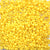 Daffodil Yellow Opaque Plastic Pony Beads 6 x 9mm