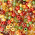 Autumn Color Mix Plastic Pony Beads 6 x 9mm
