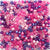 Pink & Purple Mix Plastic Craft Pony Beads, Size 6 x 9mm