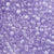 Medium Amethyst Purple Glitter Plastic Pony Beads 6 x 9mm
