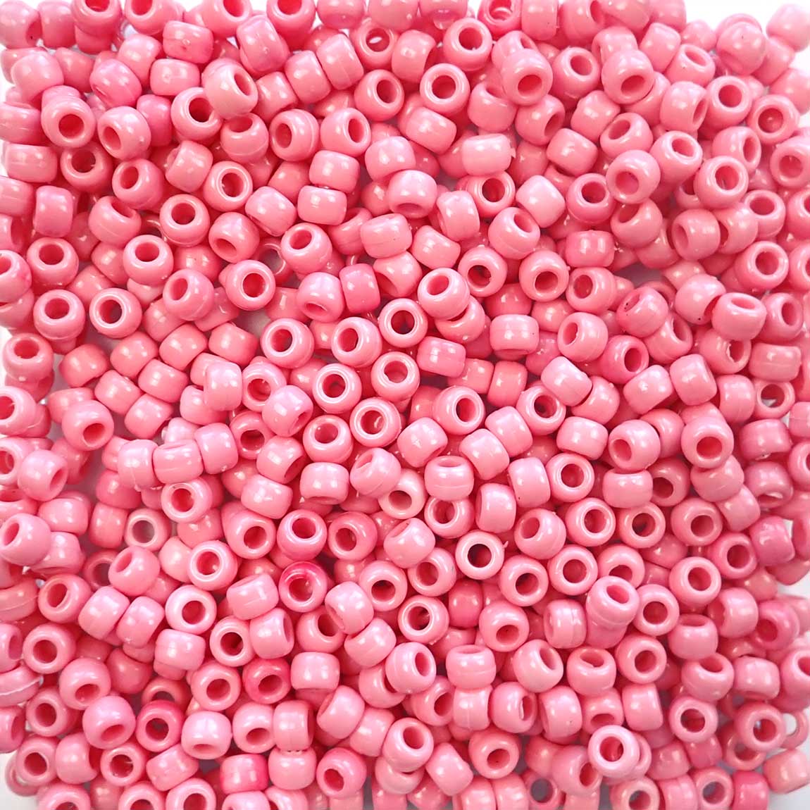 Pale Pink Pony Beads for bracelets, jewelry, arts crafts, made in