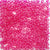 Dark Pink Transparent Plastic Pony Beads 6 x 9mm