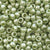 Light Fern Green Pearl Plastic Pony Beads 6 x 9mm