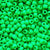 Matte Grasshopper Green Neon Plastic Pony Beads 6 x 9mm